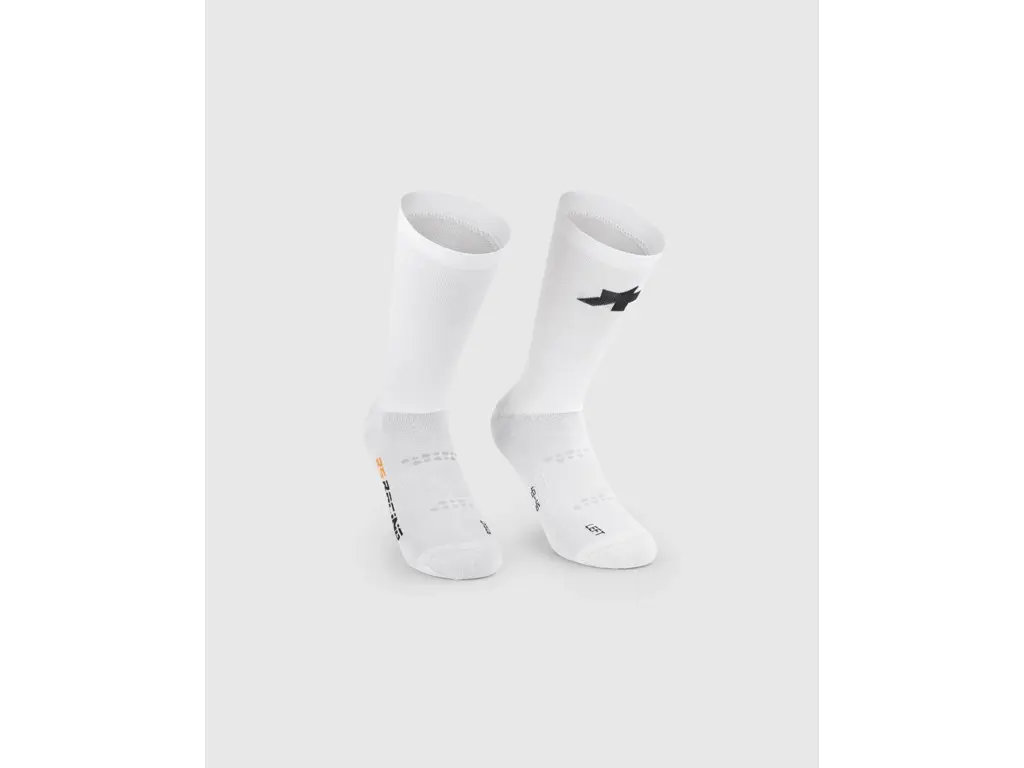 Assos RS Socks S11 - Cykelstrømper - Hvid - II