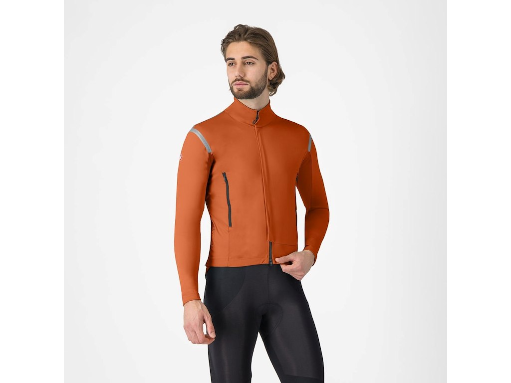 Castelli Perfetto RoS 3 Jacket - Cykeljakke - Mocha/Black Reflex - S