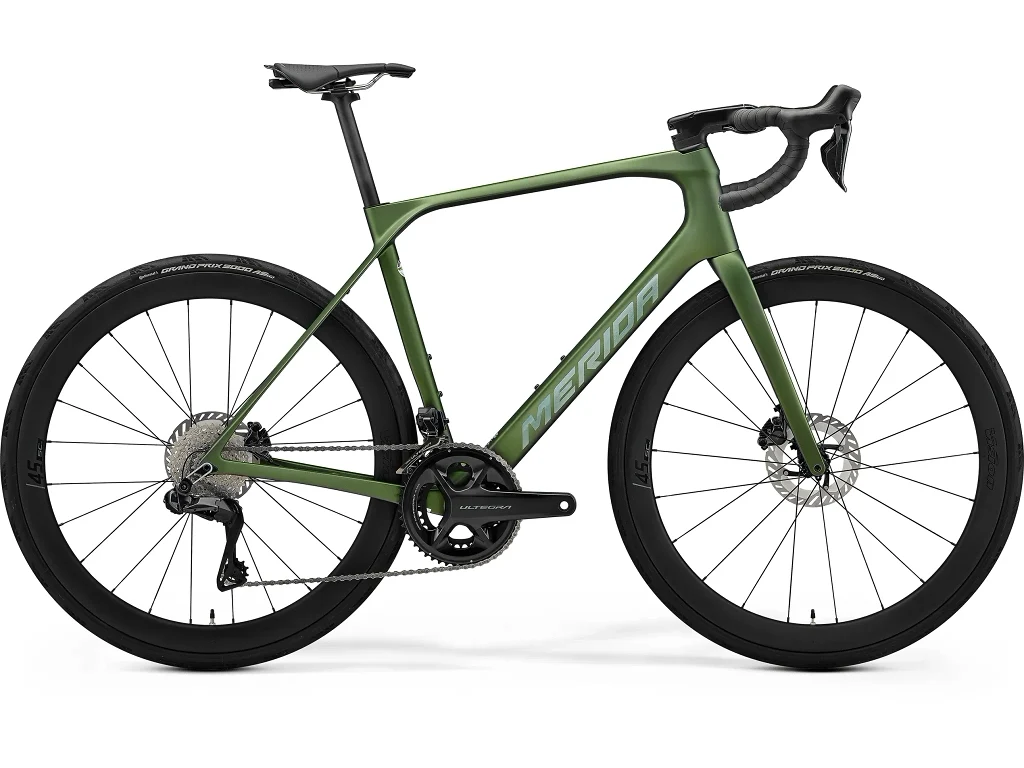 Merida Scultura Endurance 8000 racercykel carbon matt fog green/silver