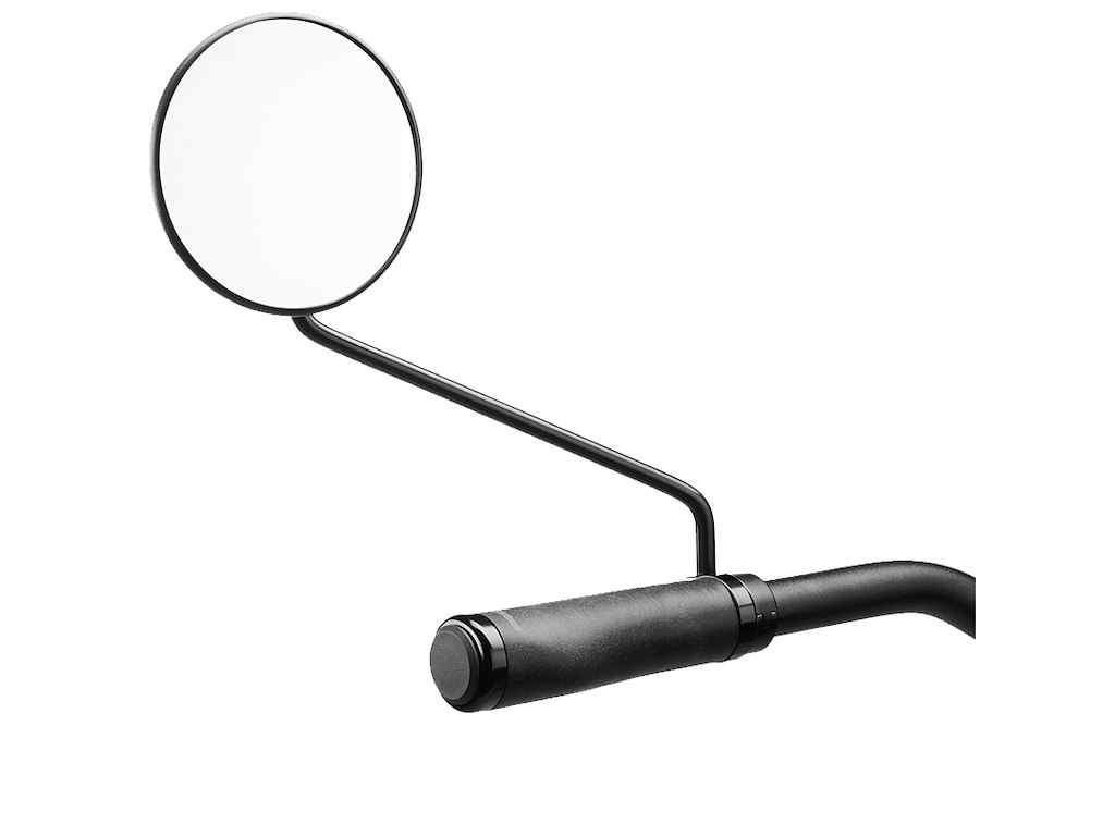 Ergotec M-55L Spejl lang model i Stål/Plastik - Venstre/Højre - Sort