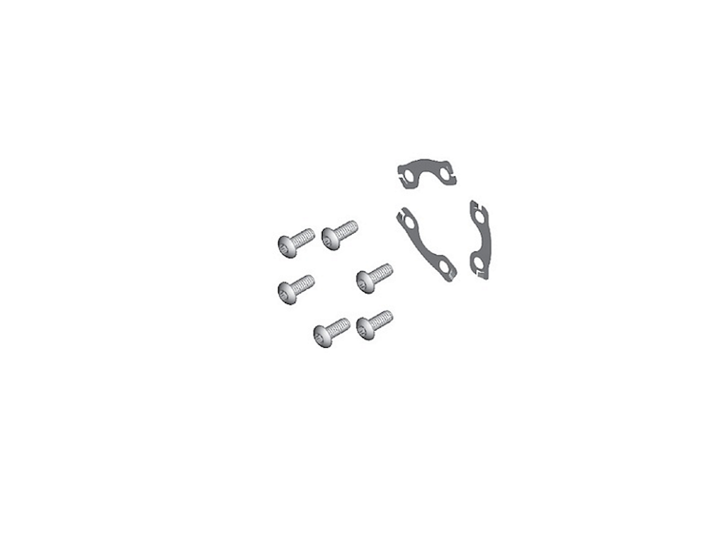 Shimano monteringsbolte 6 stk. og skive til skivebremse model BR-M395