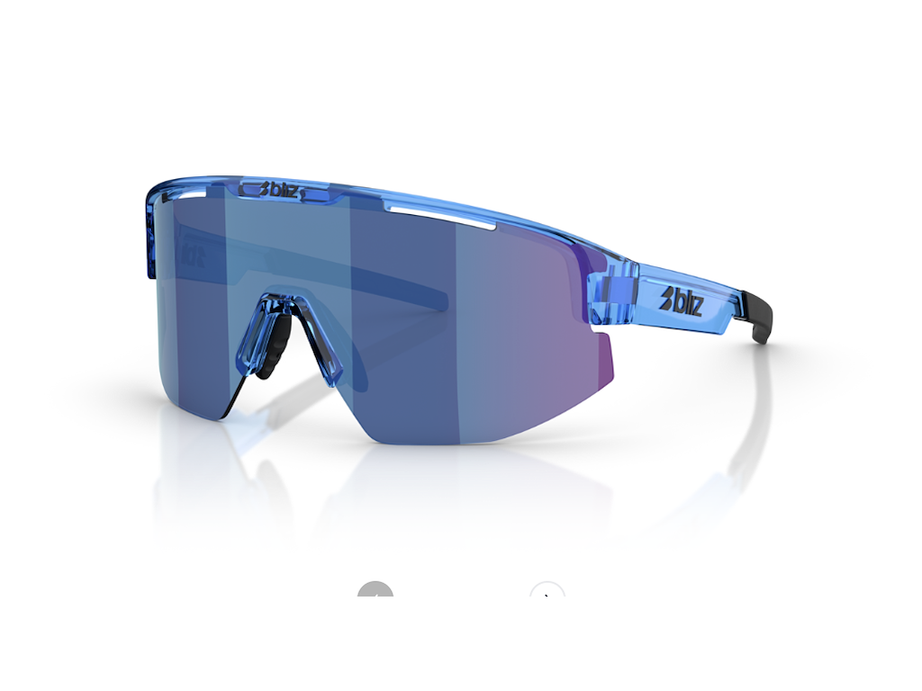 Bliz Matrix XX-Small - Cykelbriller - Transparent Blue/Smoke/Blue Multi