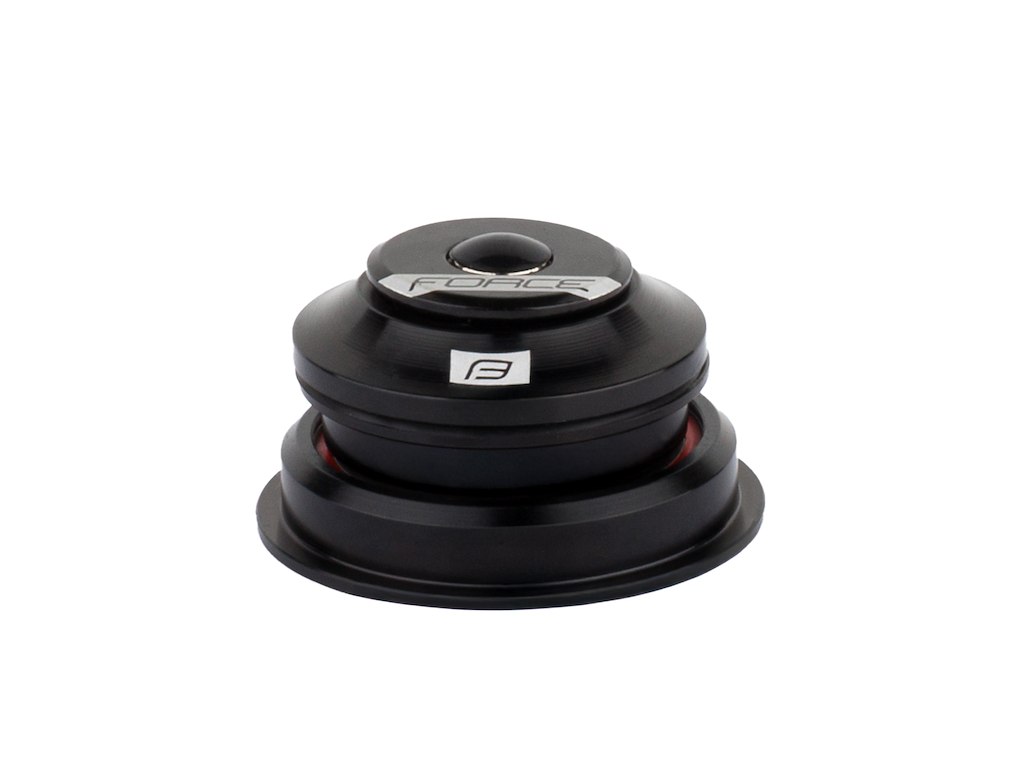 FORCE styrfittings tapered 1 1/8''-1 1/2'' semi-integreret 55 mm - sort