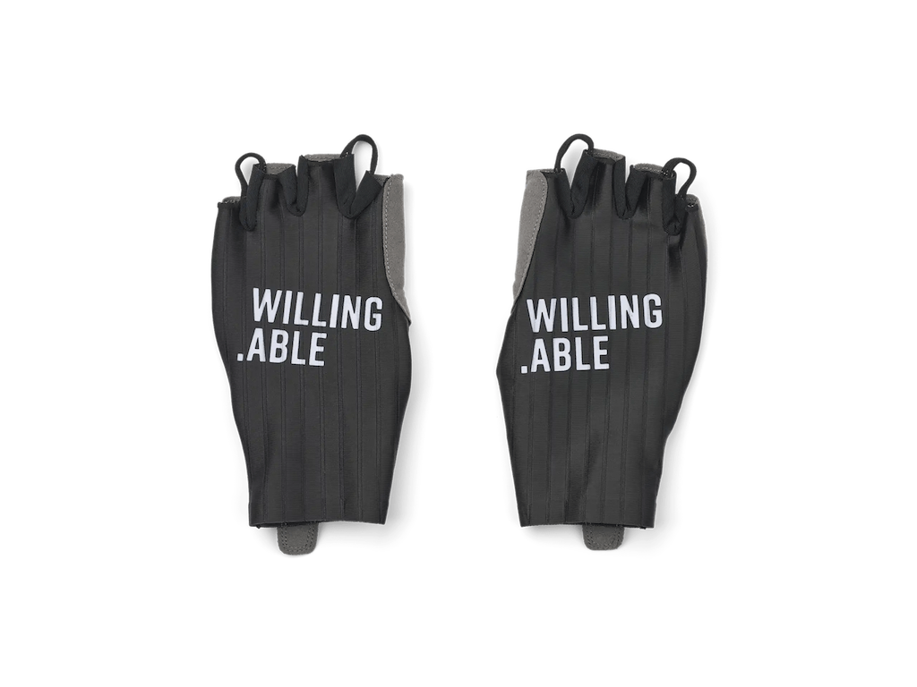 Willing Able Aero cykelhandsker sort/grå