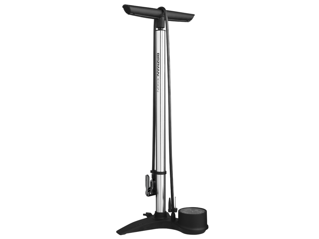Birzman Flick-It - Fodpumpe - 160 PSI / 11 Bar - Sølv