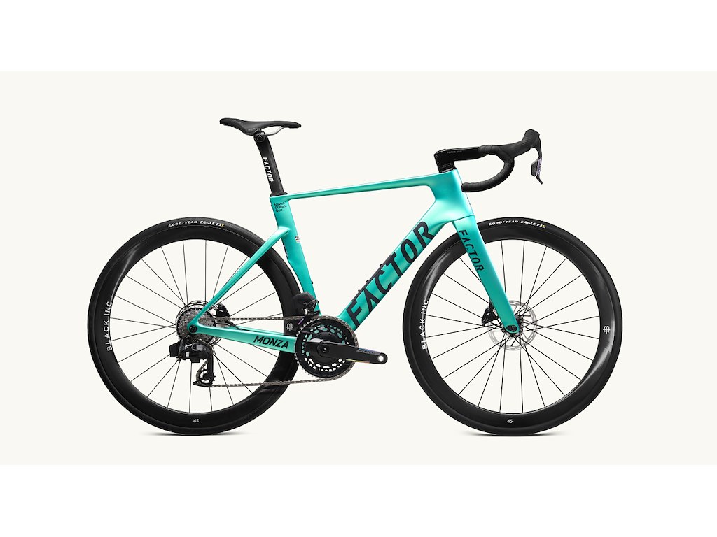 Factor Monza komplet SRAM Force Powermeter Steel Green
