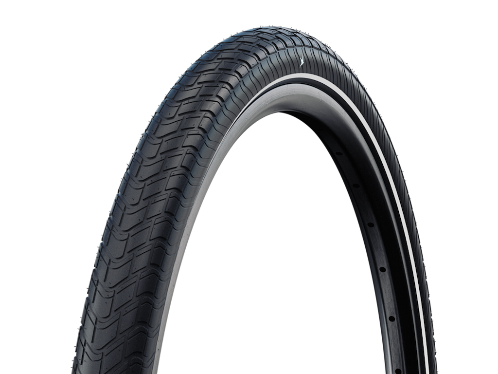 Schwalbe Motion Big Apple Race Guard tråddæk 24x2,0 (50-507) E25 sort refleks