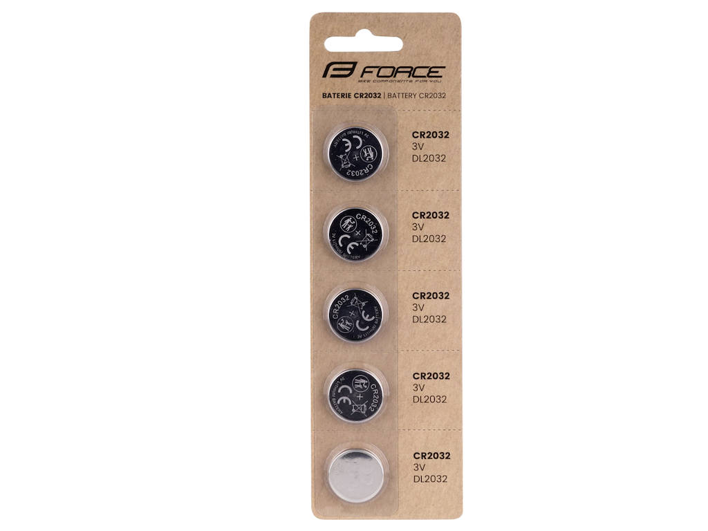 FORCE CR2032 Batterier - 5 Pak