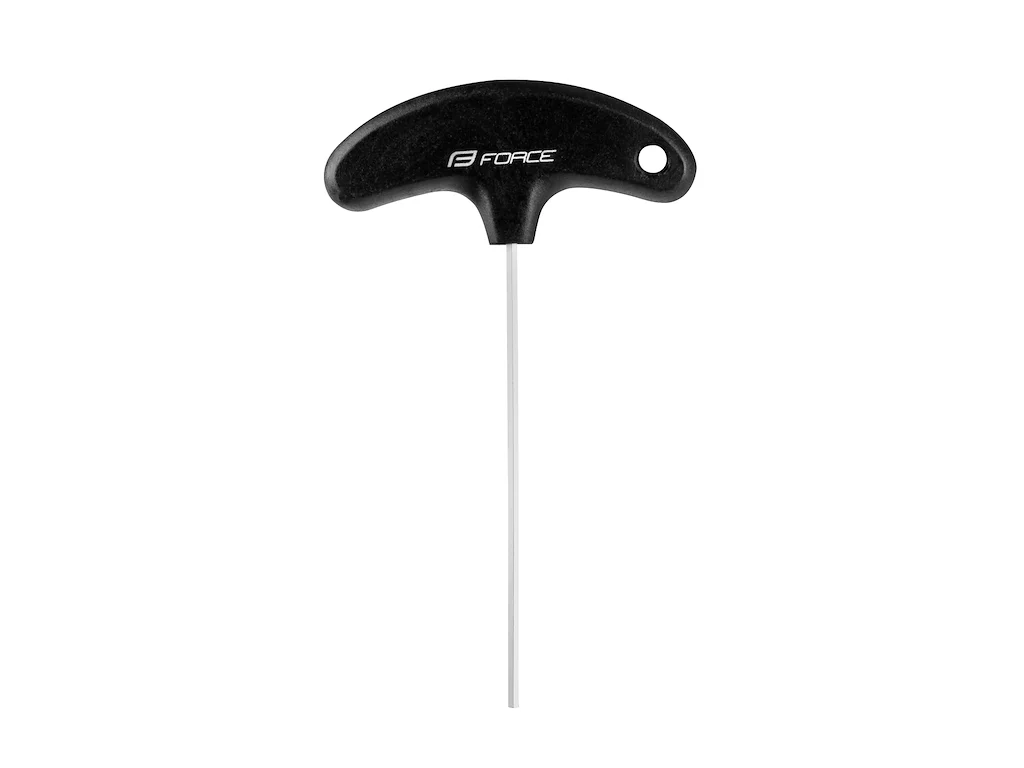 FORCE Unbrako nøgle med håndgreb 3mm x 100mm - Sort