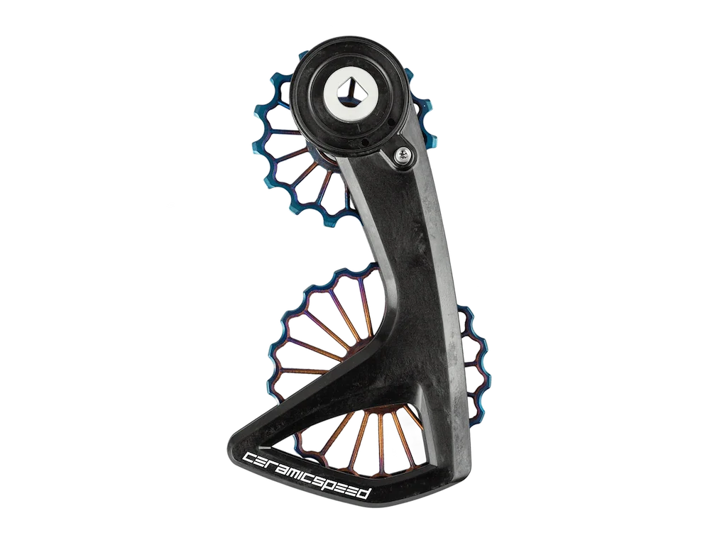Ceramicspeed OSPW RS 3D Titanium SRAM RedD1/E1+ForceD1 v3 Oil Slick PVD Ctd