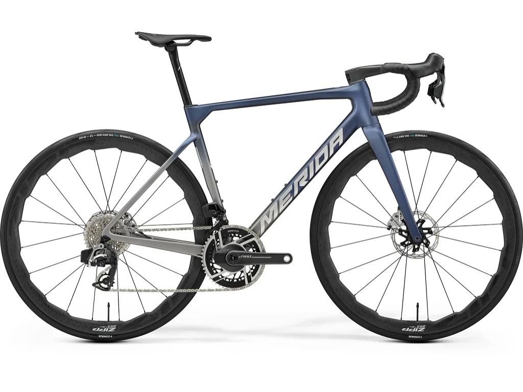 Merida Scultura 10K racercykel carbon silk blue/grey/flash bcp