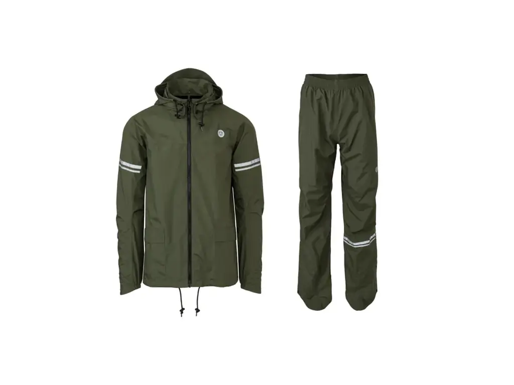 AGU Essential Original Rain Suit - Regnsæt - Army Green - S