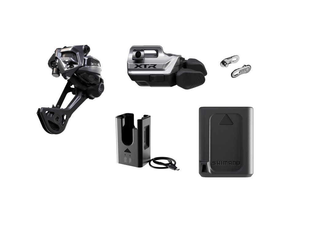 Shimano XTR M9250 - Opgraderingskit - Di2 - Elektronisk - GS og trigger til I-Spec