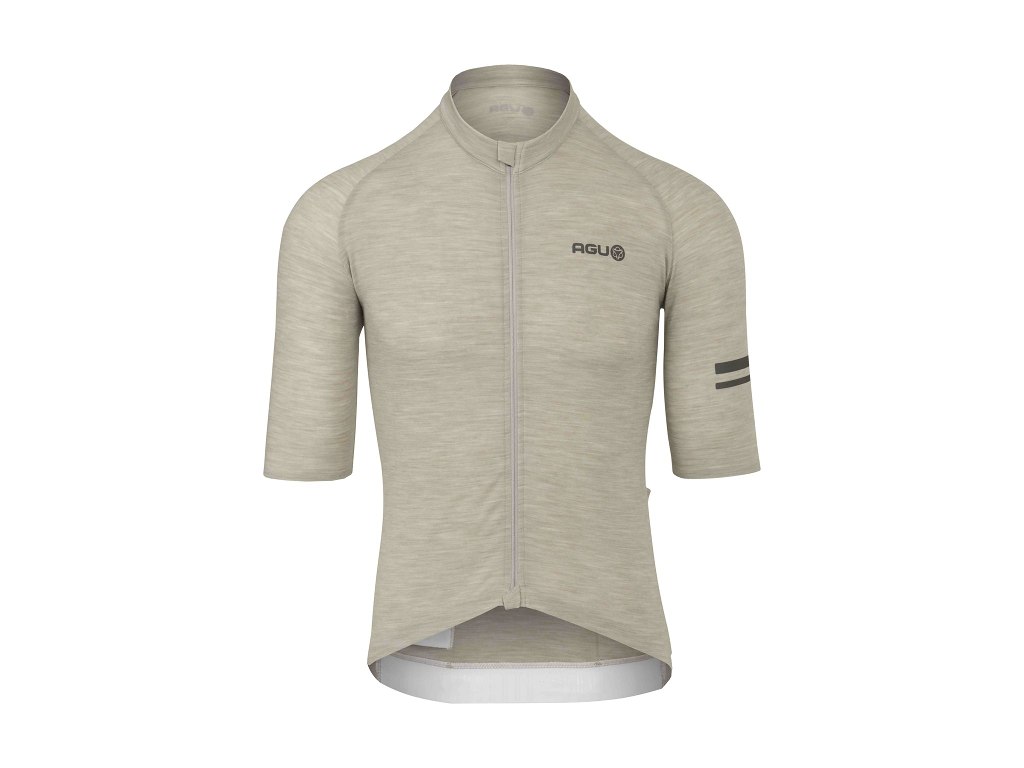 AGU Merino Performance Jersey - Cykeltrøje - Korte ærmer - Herre - Sustained Grey - Str. 2XL