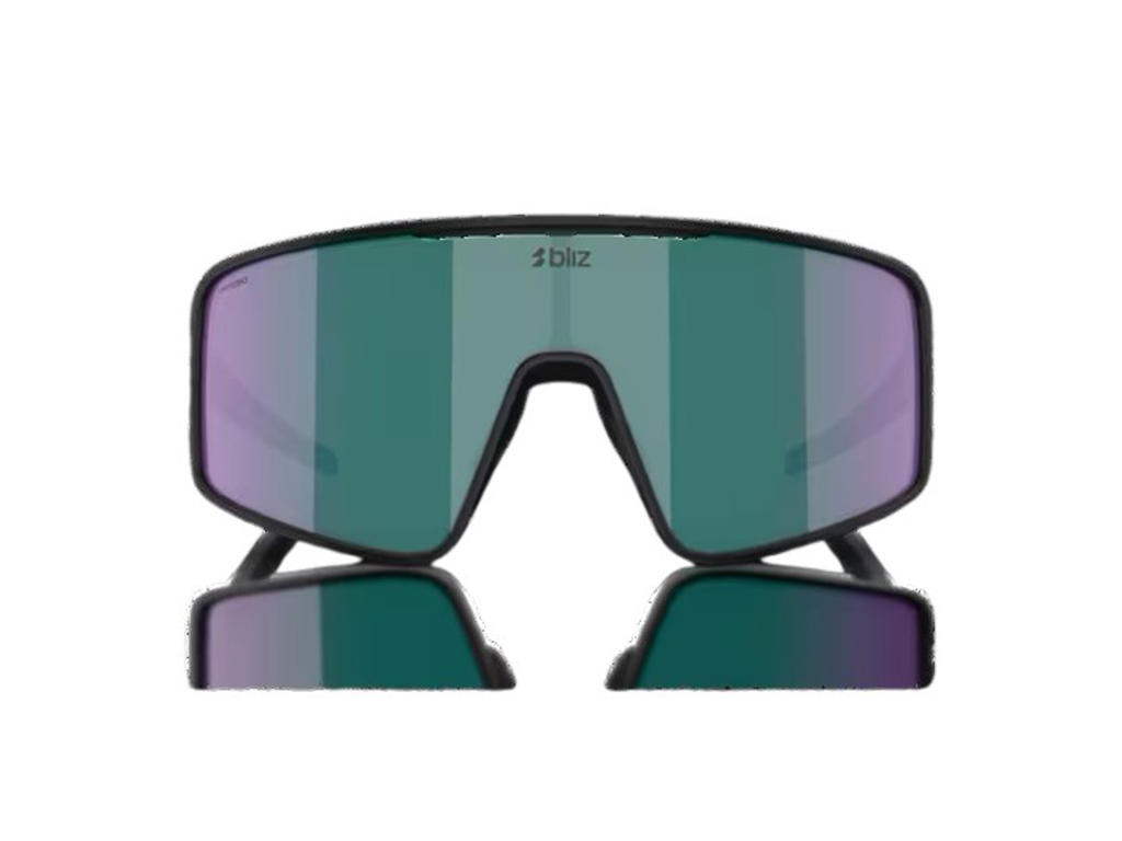 Bliz P001 XL (42) - Cykelbriller - Brown red/green multicolour lens - Matte black