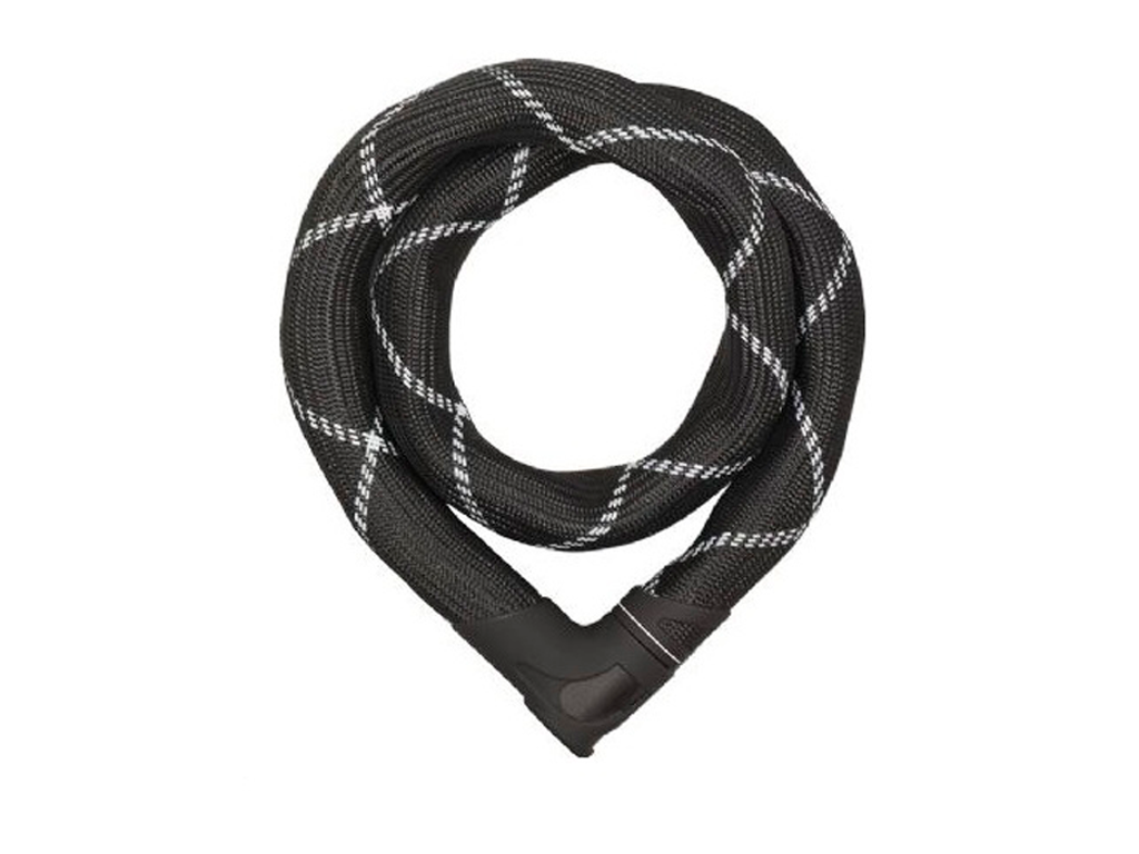ABUS 8210/140, Kabellås, Sort, Stål, Stål, Syntetisk, Fiber