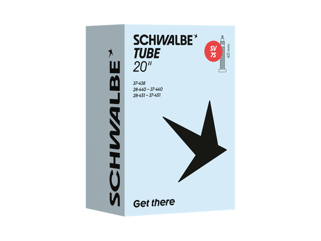 Schwalbe slange 22"x1,10-1,50 (28/37-438/451) med 40mm lang racerventil SV7S