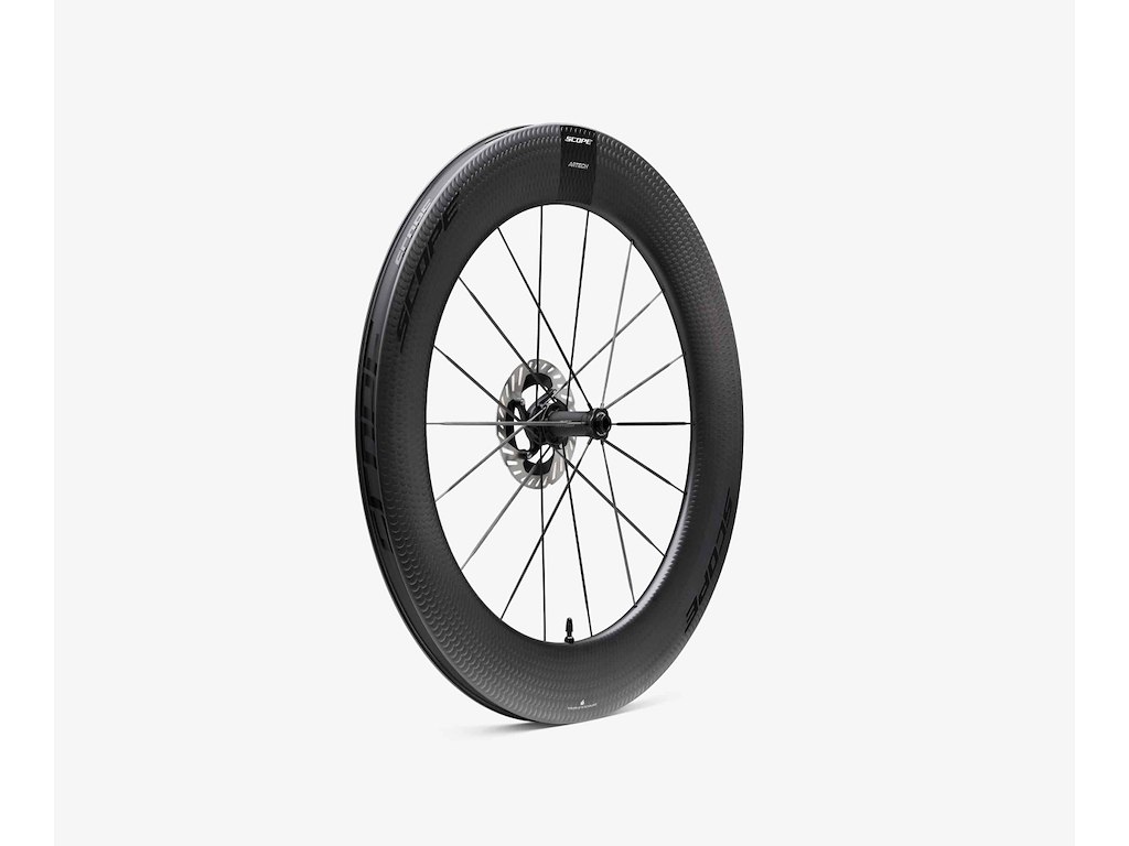 Scope Artech 8.T disc forhjul 700c 85mm black decals carbon