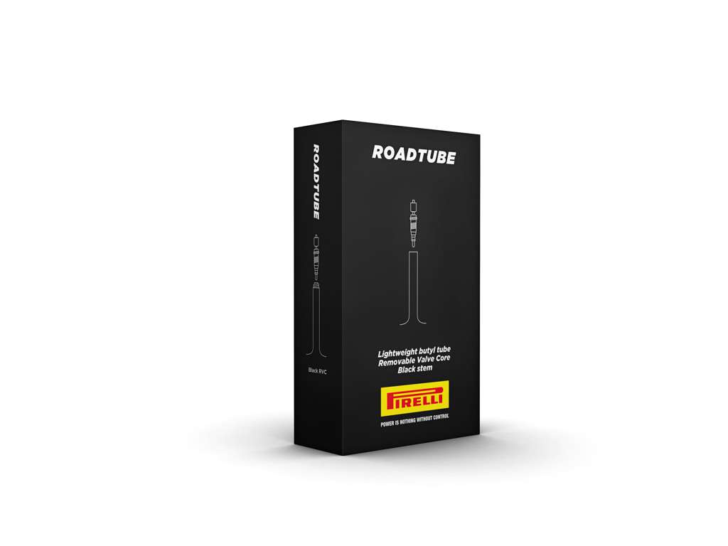 Tube Pirelli ROADTUBE, 23/30-622, Presta RVC 60mm, Juodas w/ juodas valve