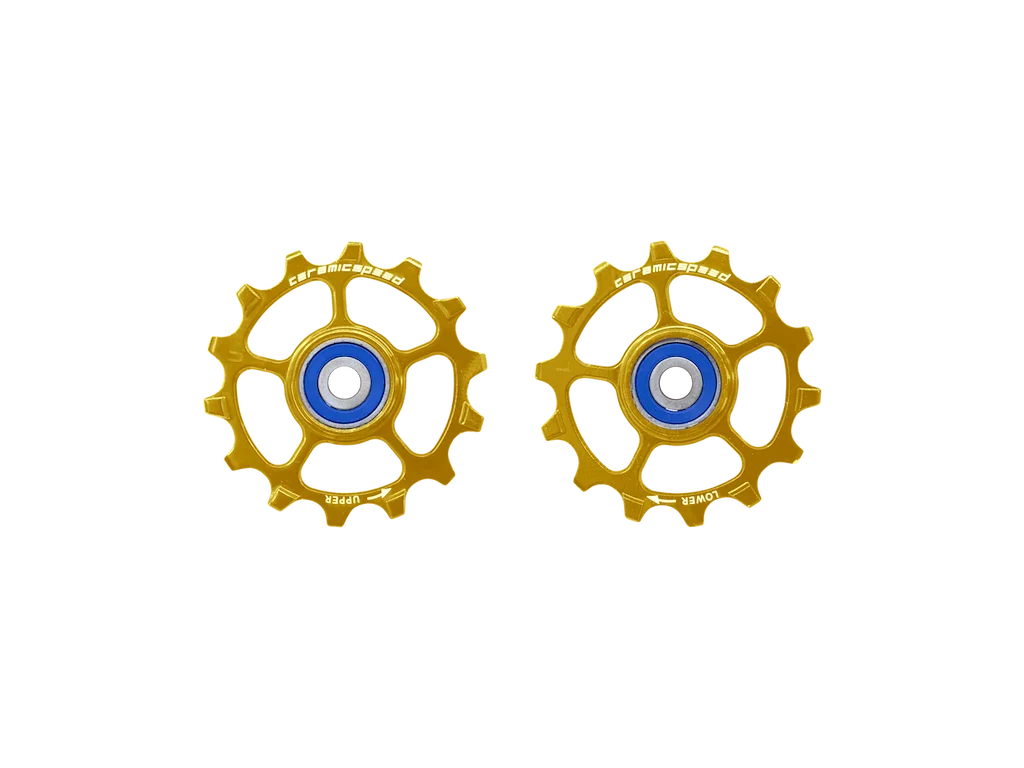 Ceramicspeed Pulleyhjul - Shimano - XTR MTB - 12 sp - Coated - Guld