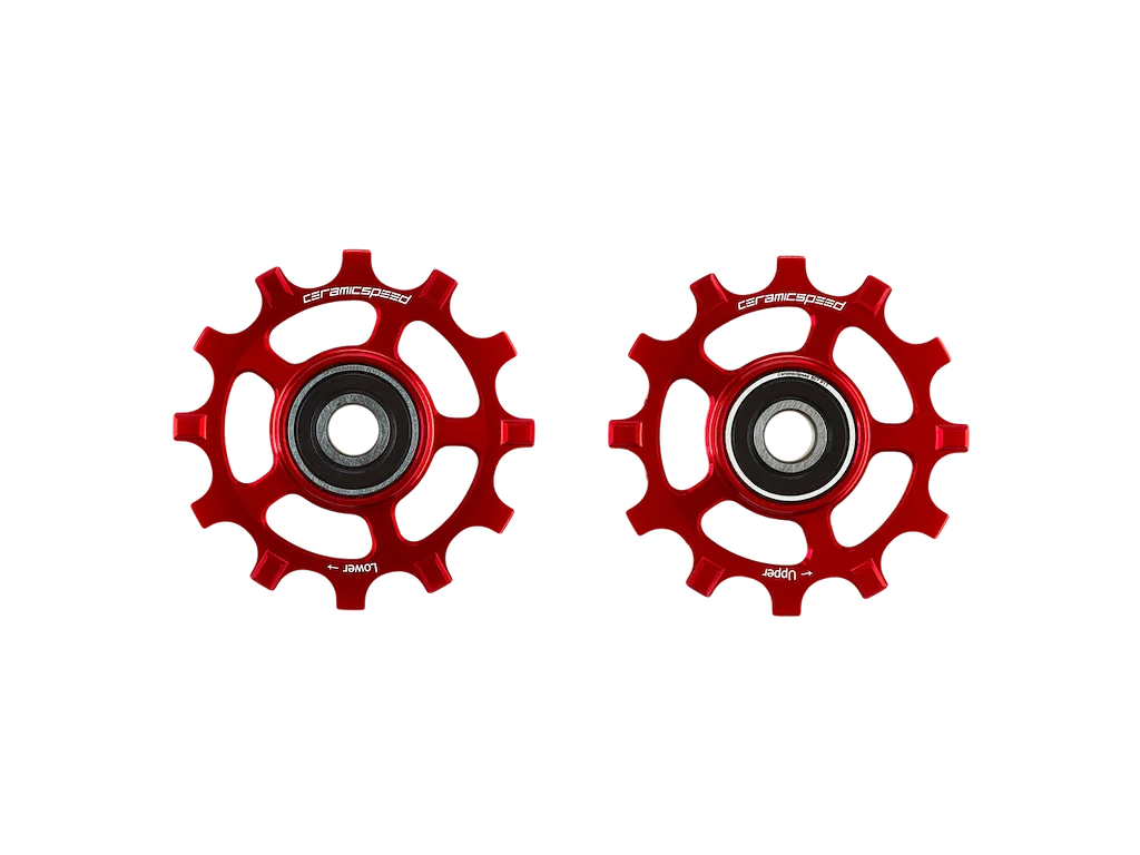 Ceramicspeed Pulleyhjul - Campagnolo - 12 sp - Coated - Rød