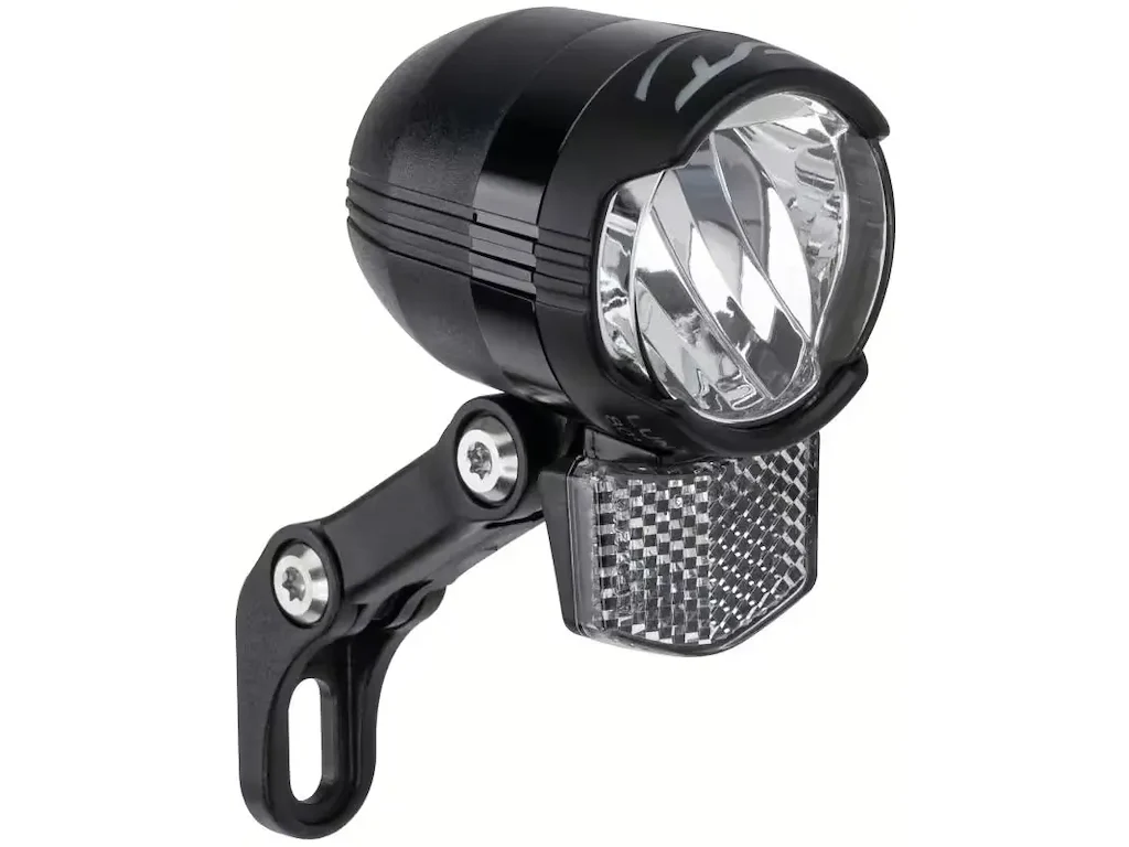 CONTEC Luna 120 E+ - Forlygte - 120 Lux - E-Bike - 6-48 V - StVZO - Sort