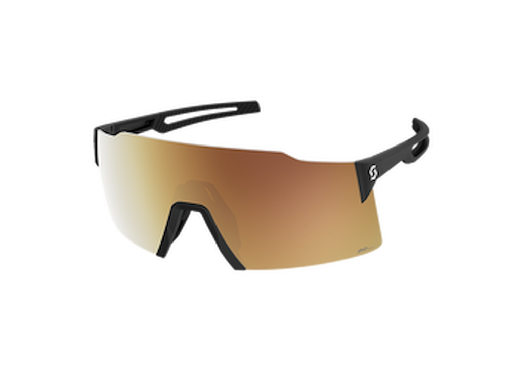 SCOTT Stride LS - Cykelbriller - Sort/AMP LS Gold Chrome