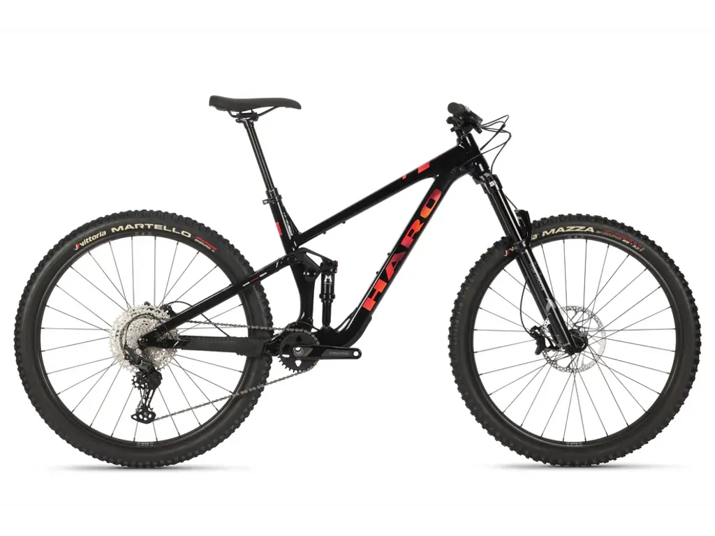 Haro Daley Alloy 2 Full Suspension Mountainbike sort/Amber