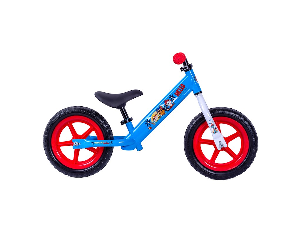 Seven Paw Patrol Drenge Løbecykel - Blå/Rød