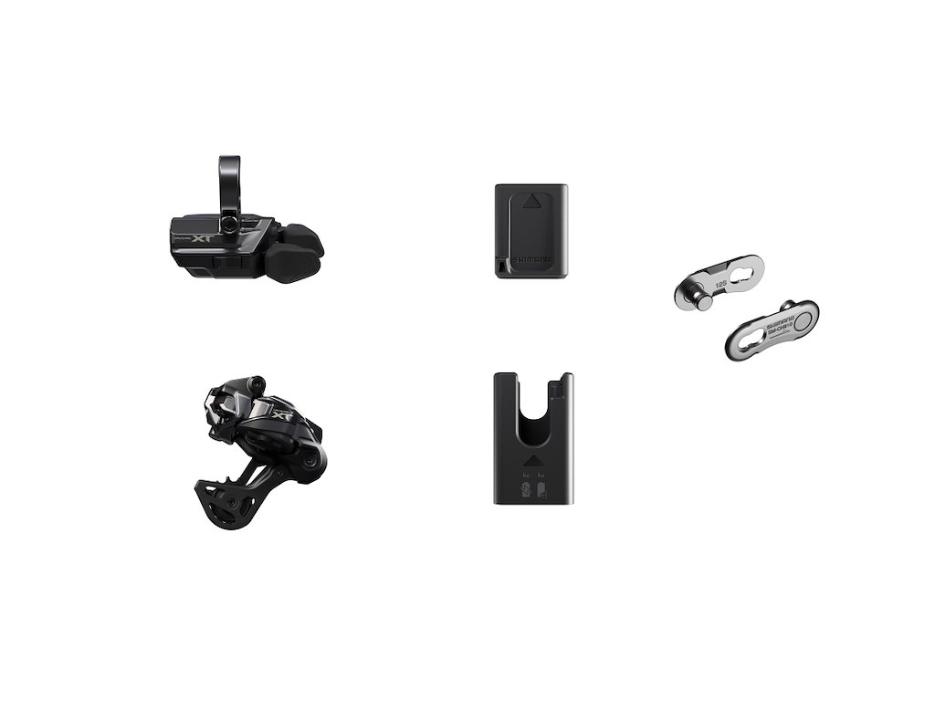 Shimano XT M8250 - Opgraderingskit - Di2 - Elektronisk trådløs - GS og trigger med klampe