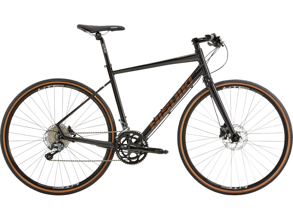 Nishiki Pro SLD citybike 20 gear Shimano Tiagra skivebremser sort herre
