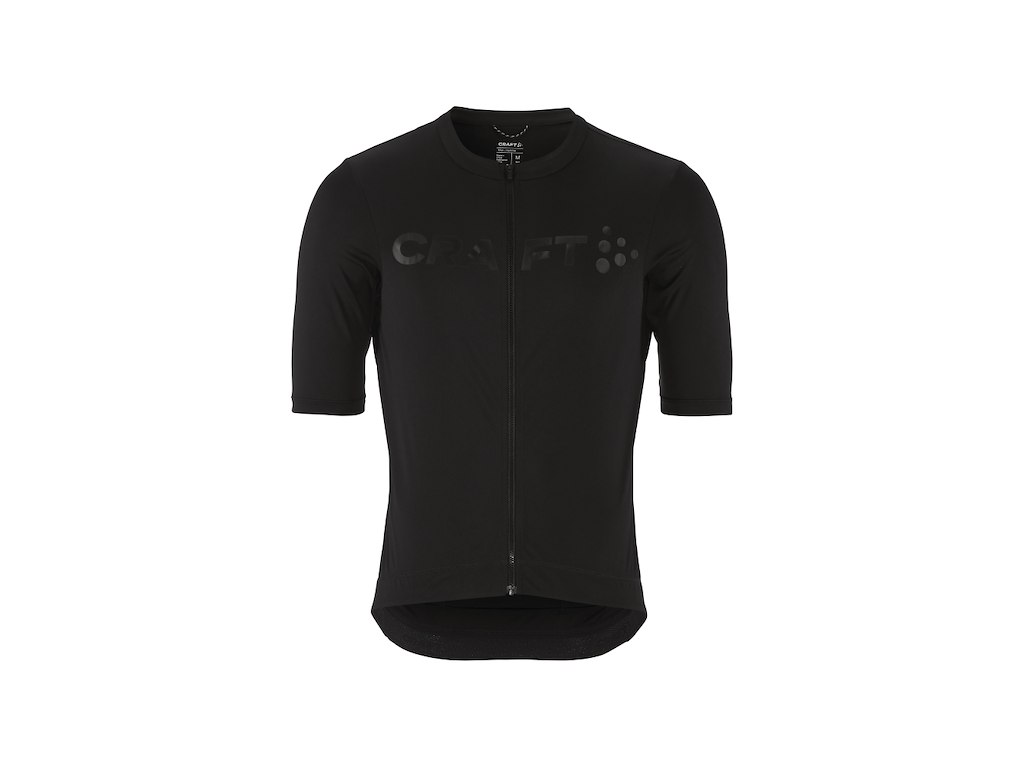 CRAFT Endur Logo Jersey - Cykeltrøje - Korte ærmer - Herre - Sort - Str. M