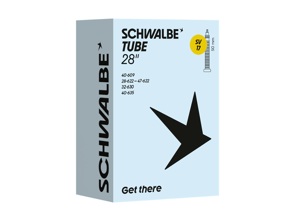 Schwalbe slange 700c/28"x1,10-1,90 (28/47-622/635) med 50mm lang racerventil SV17