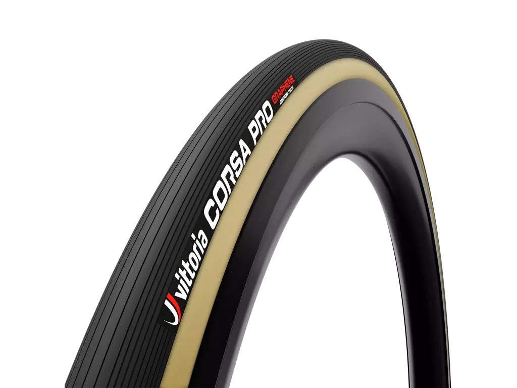 Vittoria Dæk Road Corsa Pro Tub Brun/sort 30-28 - Cykeldæk