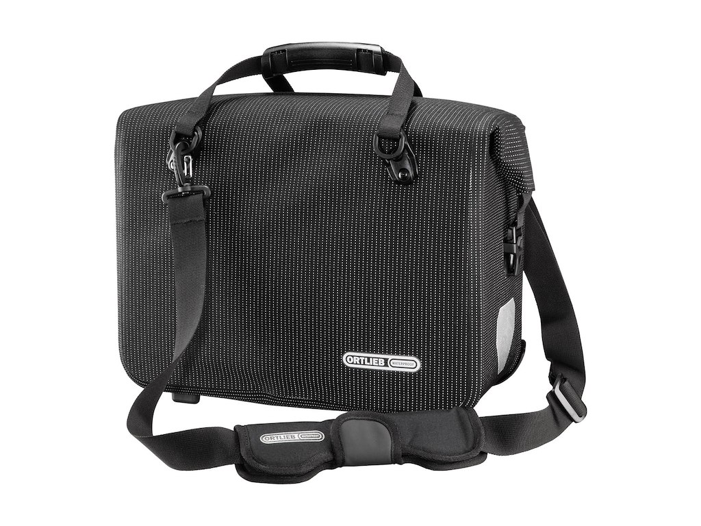 Ortlieb Office-Bag - High visibility - QL2.1 - Reflekterende Sort - 21 liter