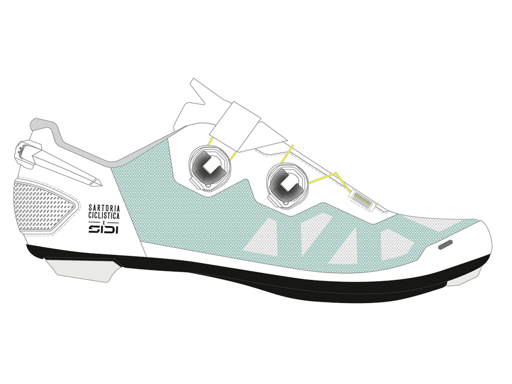 Sidi Laghee Sprinter 2 - Cykelsko - Race - Bright White Light Green - Str. 38