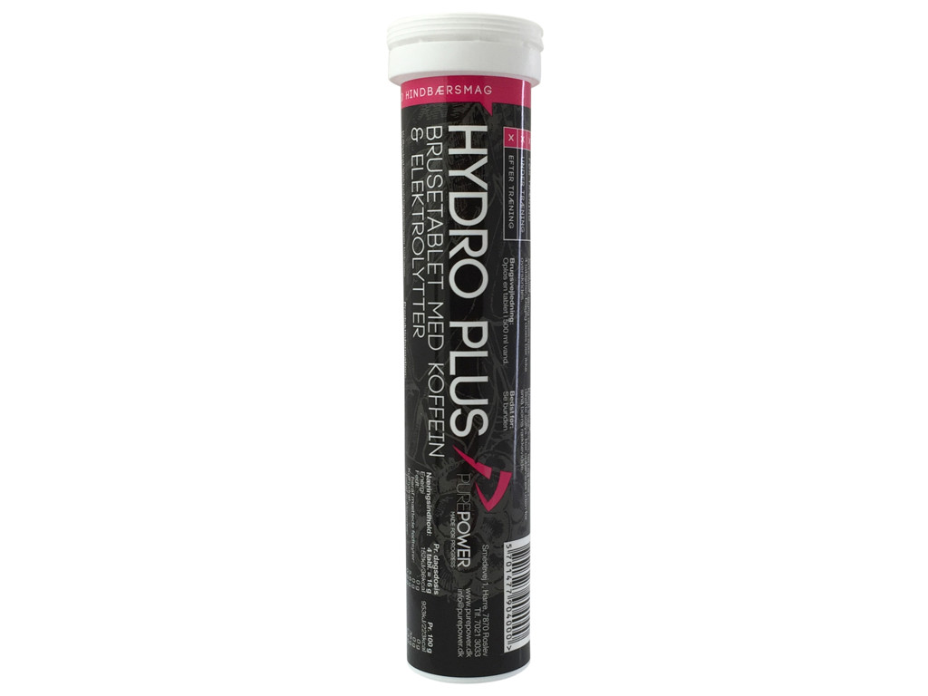 Purepower Hydro Tabs - Sportsdrik med Bærsmag, Elektrolytter & Vitaminer til Energi