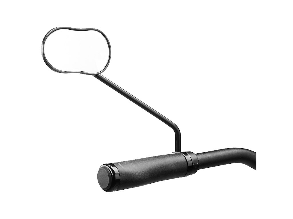 Ergotec M-88L Spejl lang model i aluminium - Venstre - Sort