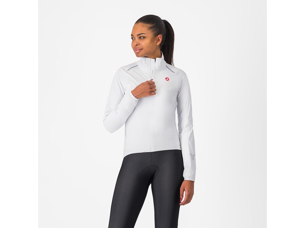 Castelli Emergency 3 Womens Rain Jacket - Dame - Hvid - Str. S