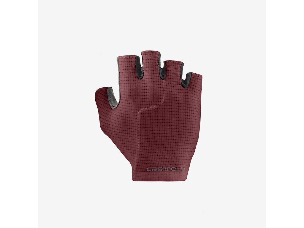 Castelli Premio Evo Glove - Cykelhandsker - Korte Fingre - Deep Bordeaux - L