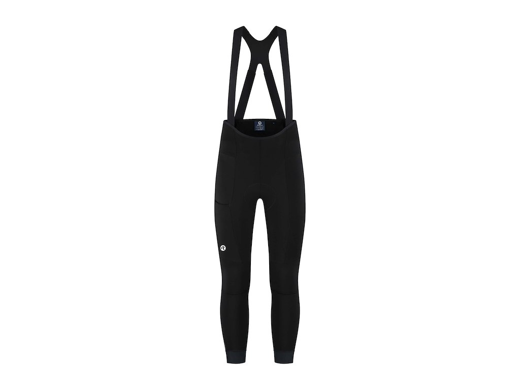 Rogelli Distance II Lange bukser med seler - Herre - Sort - Str. 2XL