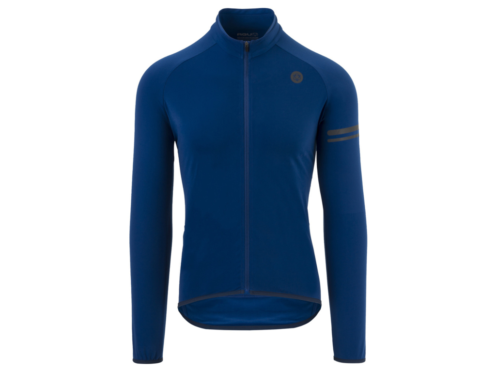 AGU Essential Thermo cykeltrøje lange ærmer blå