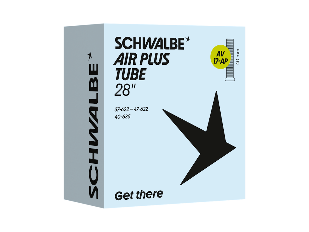 Schwalbe Air Plus slange 28"x1,50-1,90 (37/47-622/635) med 40mm lang Autoventil AV17-AP