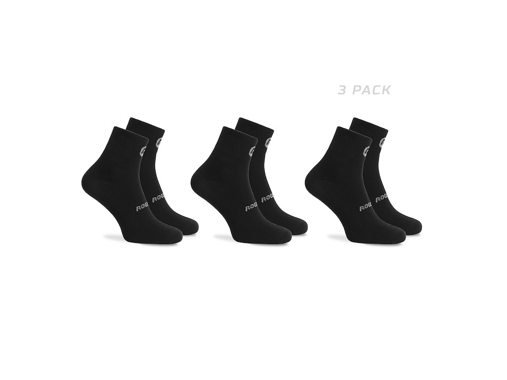 Rogelli Core Strømper 3 pak - Kids - Sort - Str. 27-30