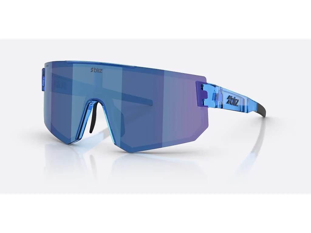Bliz P005 X-Large cykelbriller transparent blue/smoke/blue multi
