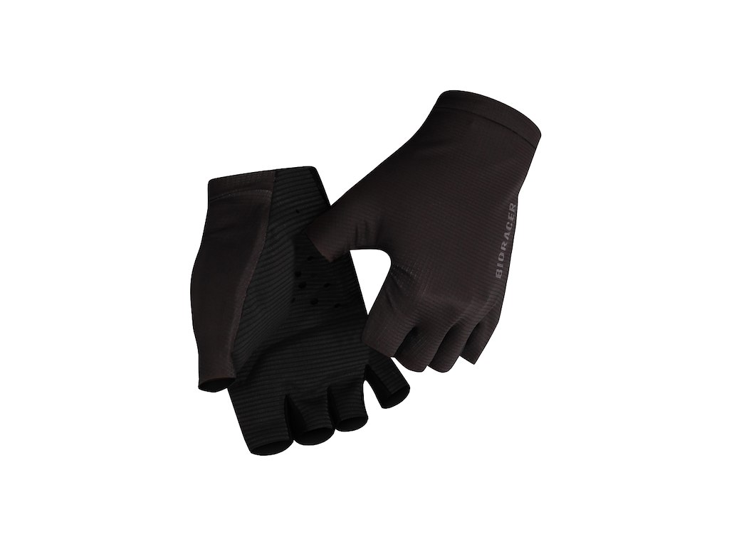 Bioracer Summer Gloves - Cykelhandsker - Korte Fingre - Sort - S