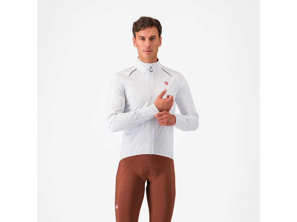 Castelli Emergency 3 Rain Jacket - Cykeljakke - Herre - Hvid - Str. S