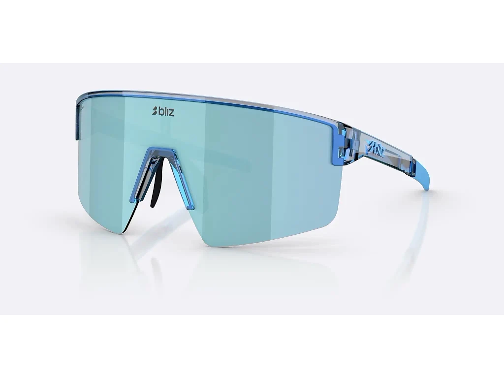 Bliz P004 Medium cykelbriller transparent blue/smoke/ice blue multi