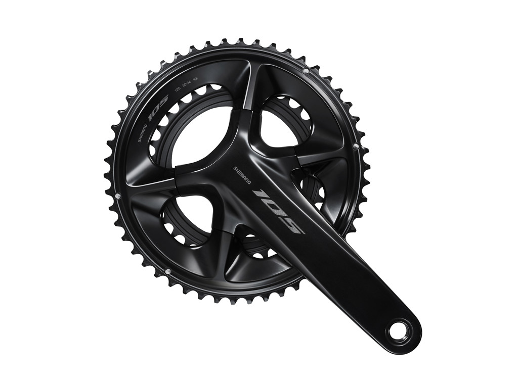 Shimano 105 Kranksæt - 12 Speed - 50-34T - 160mm pedalarm - FC-R7100 - Sort