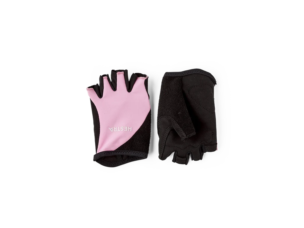 Hestra Viro Short Junior - Cykelhandsker - Korte fingre - Pink - 4-5 år